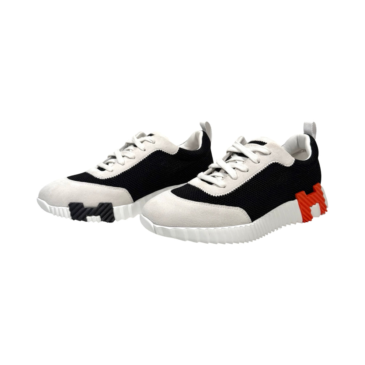 Hermes Bouncing Sneaker Black & Orange 39 | FOMO Rochester, NY