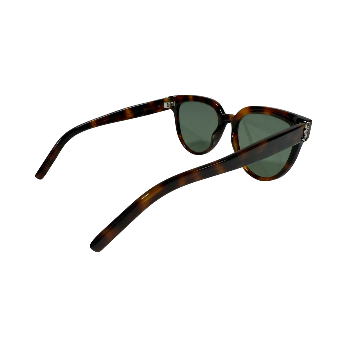 Saint Laurent YSL Havana Round Cat Eye Sunglasses | FOMO