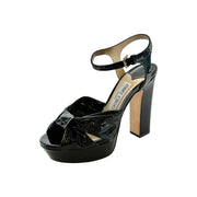 Jimmy Choo - Heloise 120 Black Patent Leather Pumps