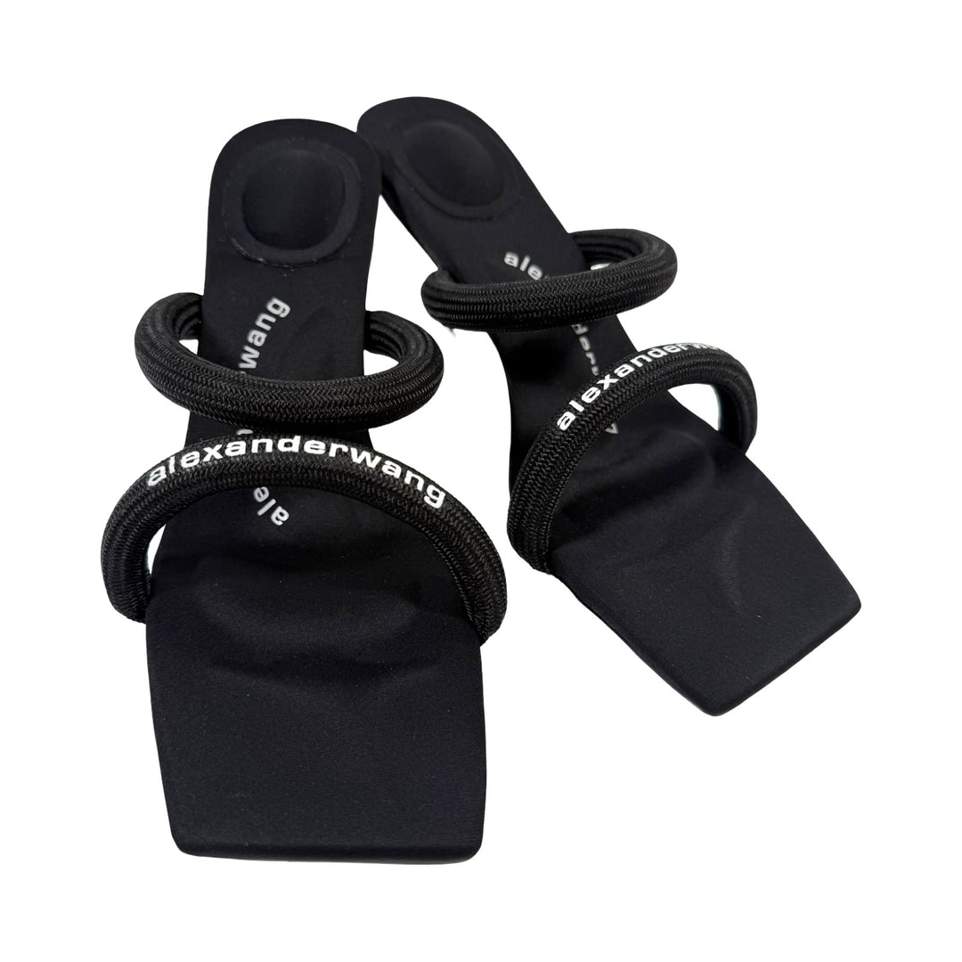 サンダル・ミュール Julie Tubular Sandal - Alexander Wang - Synthetic - Black Alexander Wang Women's Julie Tubular High Heel Sandals