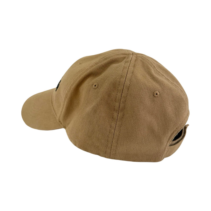 Balenciaga - Logo Cap Beige Embroidered Baseball Hat Large