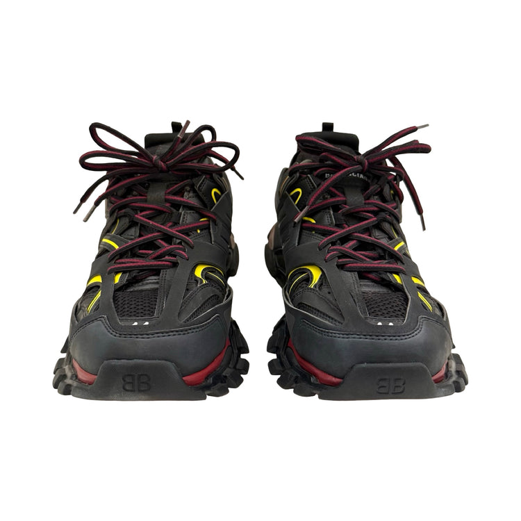 BALENCIAGA Track スニーカー ブラック/レッド サイズ44 Balenciaga Track 2 Sneakers In Black Red Grey Polyurethane Women
