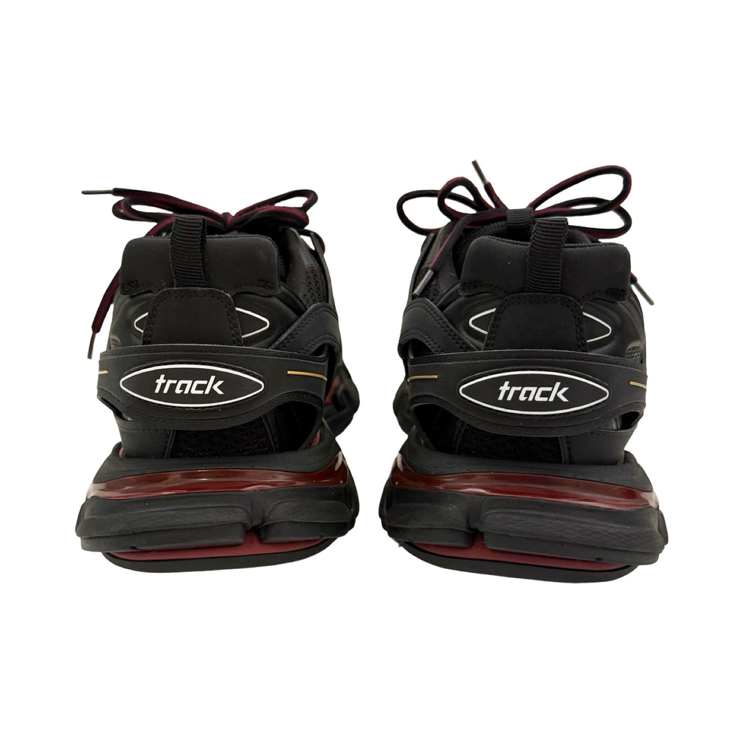 BALENCIAGA Track スニーカー ブラック/レッド サイズ44 Balenciaga Men's Black Bordeaux Track Sneakers 44 | FOMO