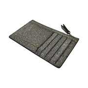 Balenciaga - Silver Sparkle Zip Card Holder