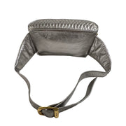 Bally - Quilted Silver Leather Waist Pouch