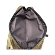 Bottega Veneta - Gold Nappa Leather Intrecciato Expandable Crossbody
