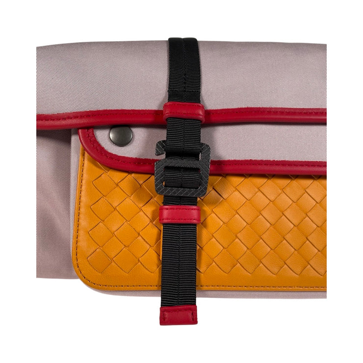 Bottega Veneta - Intrecciato Leather & Canvas Oversized Belt Bag