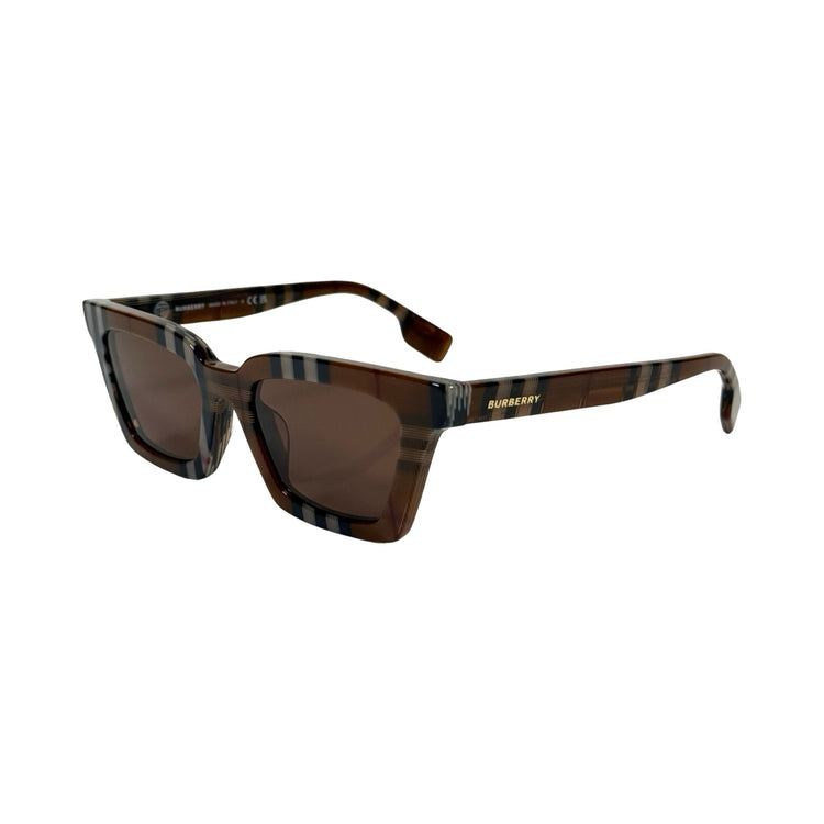 Burberry Briar Brown House Check Sunglasses | FOMO