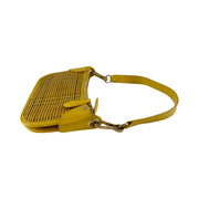 Burberry - Bright Dandelion Haymarket Stripes Small Sling Handbag