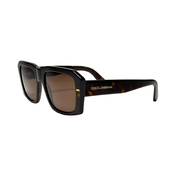 Dolce & Gabbana - Dark Brown Havana Sunglasses