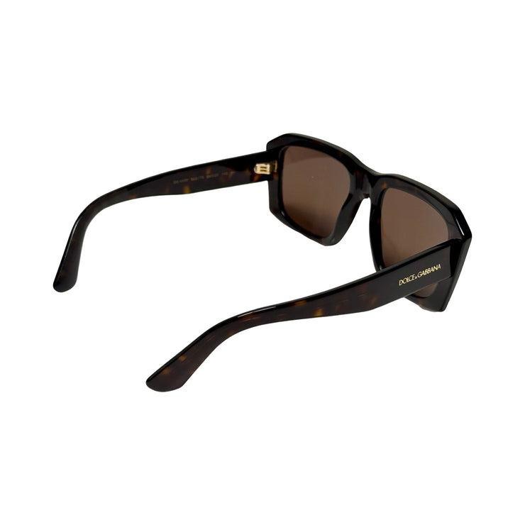 Dolce & Gabbana - Dark Brown Havana Sunglasses