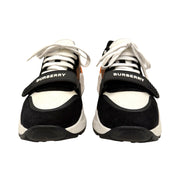 Burberry - Men's Ramsey Check Black & Beige Low Top Sneakers 45