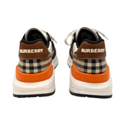 Burberry - Men's Ramsey Check Black & Beige Low Top Sneakers 45