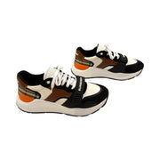 Burberry - Men's Ramsey Check Black & Beige Low Top Sneakers 45