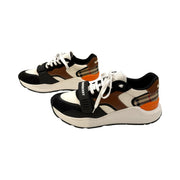 Burberry - Men's Ramsey Check Black & Beige Low Top Sneakers 45