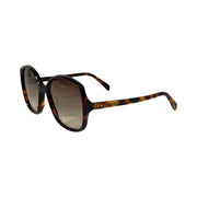 Celine - Round Brown Havana Gradient Lens Sunglasses