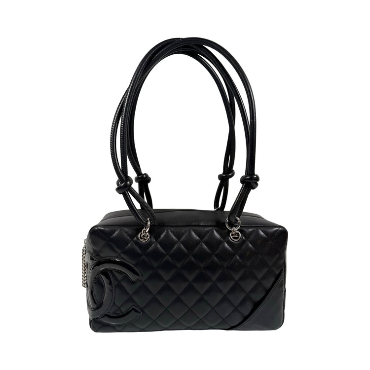 Chanel - CC Black Cambon Ligne Bowler Bag