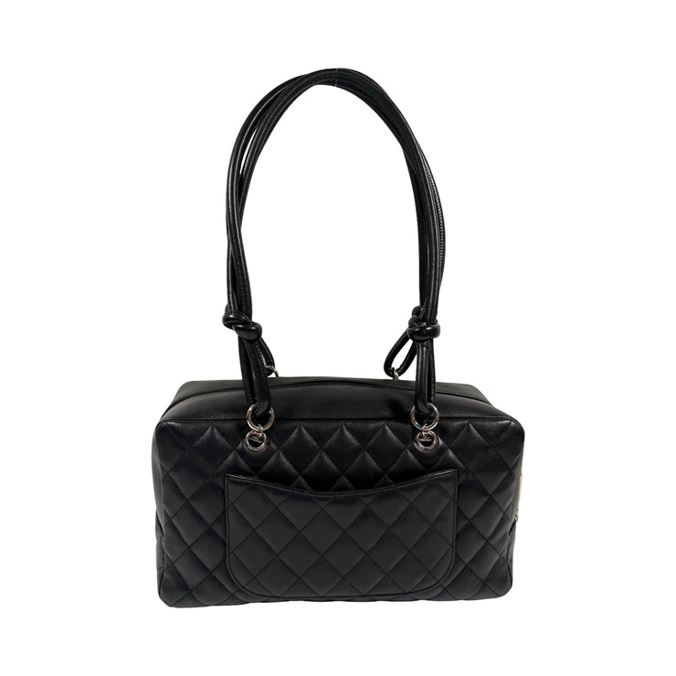 Chanel - CC Black Cambon Ligne Bowler Bag