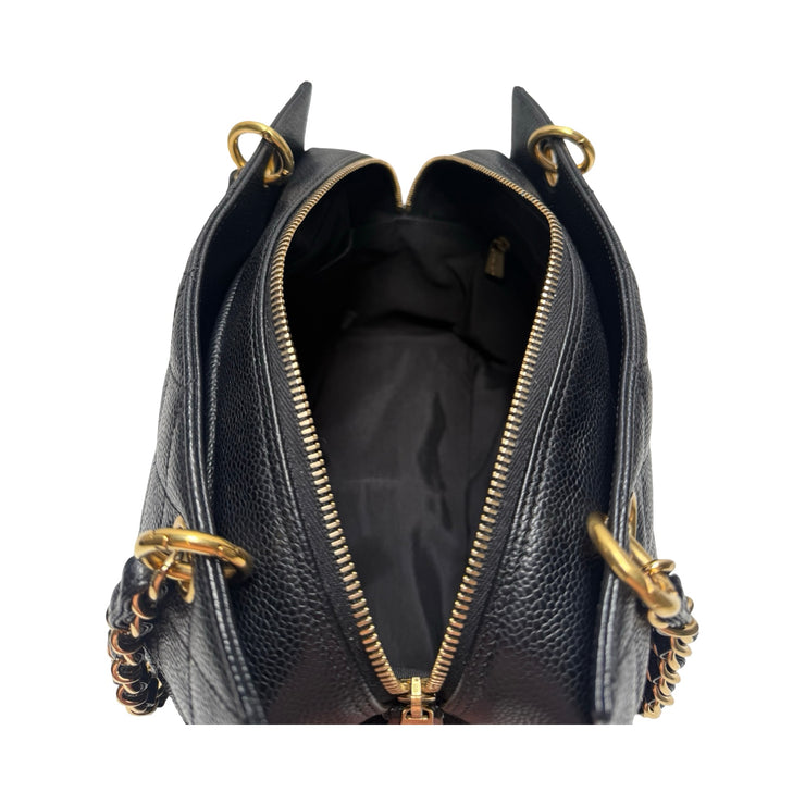 Chanel - CC Black Caviar Petite Timeless Tote
