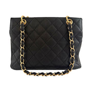Chanel - CC Black Caviar Petite Timeless Tote