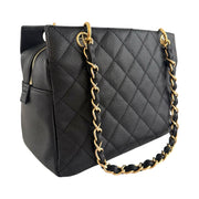 Chanel - CC Black Caviar Petite Timeless Tote