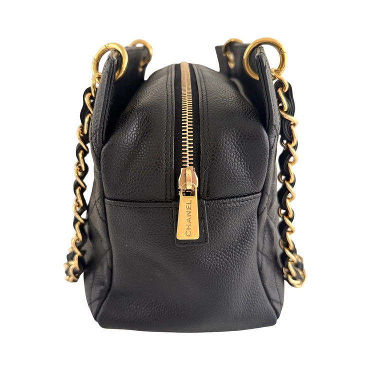 Chanel - CC Black Caviar Petite Timeless Tote