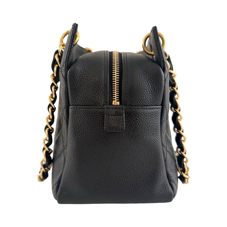 Chanel - CC Black Caviar Petite Timeless Tote