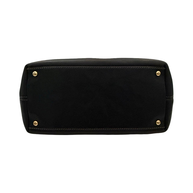Chanel - CC Black Coco Mark Caviar 2Way Tote