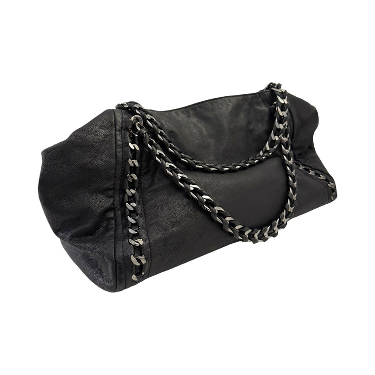 Chanel - CC Black Modern Chain East West Tote