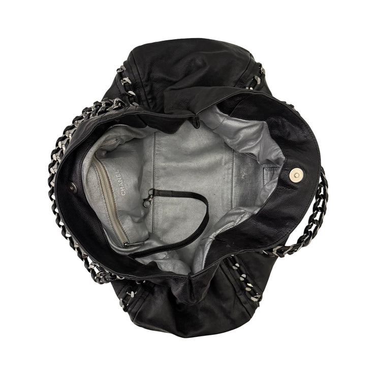 Chanel - CC Black Modern Chain East West Tote