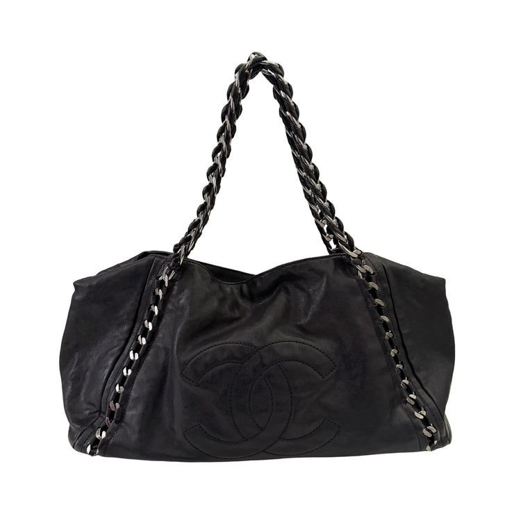 Chanel - CC Black Modern Chain East West Tote