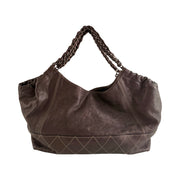 Chanel - CC Brown Coco Cabas Hobo Bag