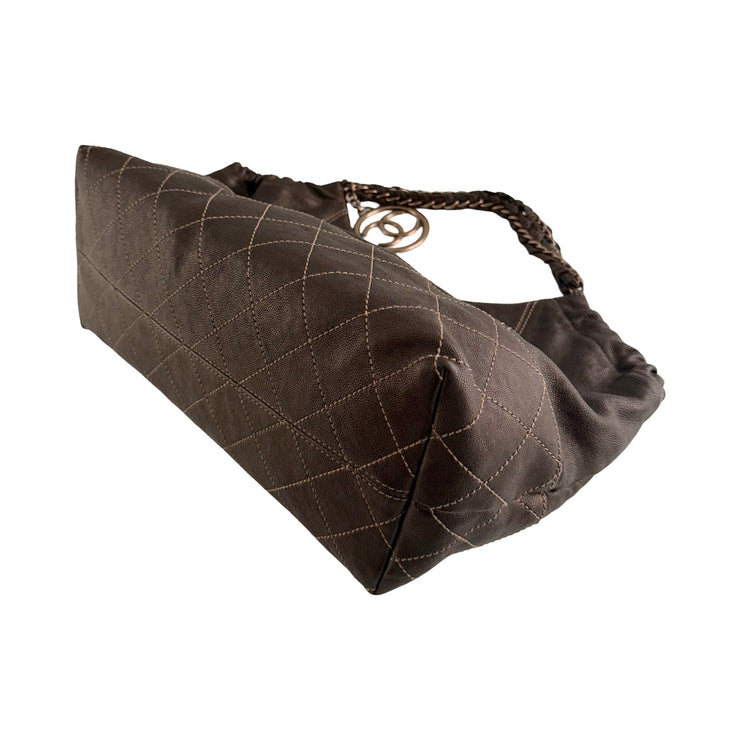 Chanel - CC Brown Coco Cabas Hobo Bag