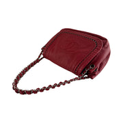 Chanel - CC Crimson Red Luxe Ligne Accordian Flap Bag