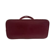 Chanel - CC Burgundy Quilted Caviar Medallion Tote