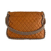Chanel - CC Dark Beige Washed Maxi Chain Around Bag