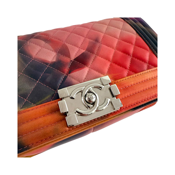 Chanel - CC Multicolor Flower Power Boy Bag Medium