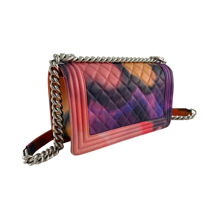 Chanel - CC Multicolor Flower Power Boy Bag Medium