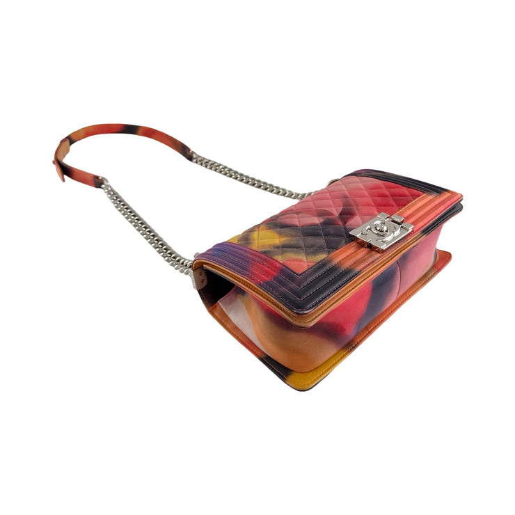 Chanel - CC Multicolor Flower Power Boy Bag Medium