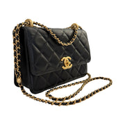 Chanel - CC Perfect Fit Flap Bag Black Small