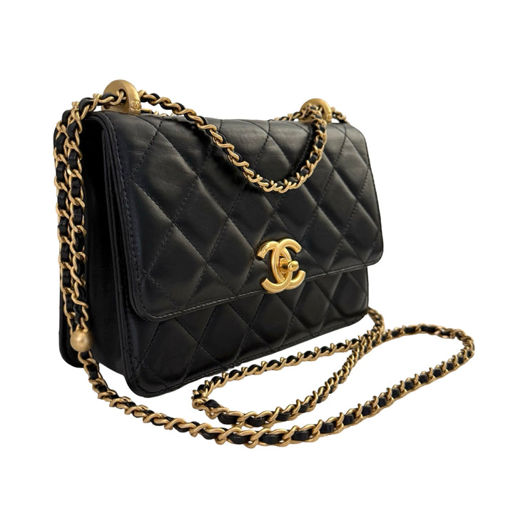 Chanel - CC Perfect Fit Flap Bag Black Small