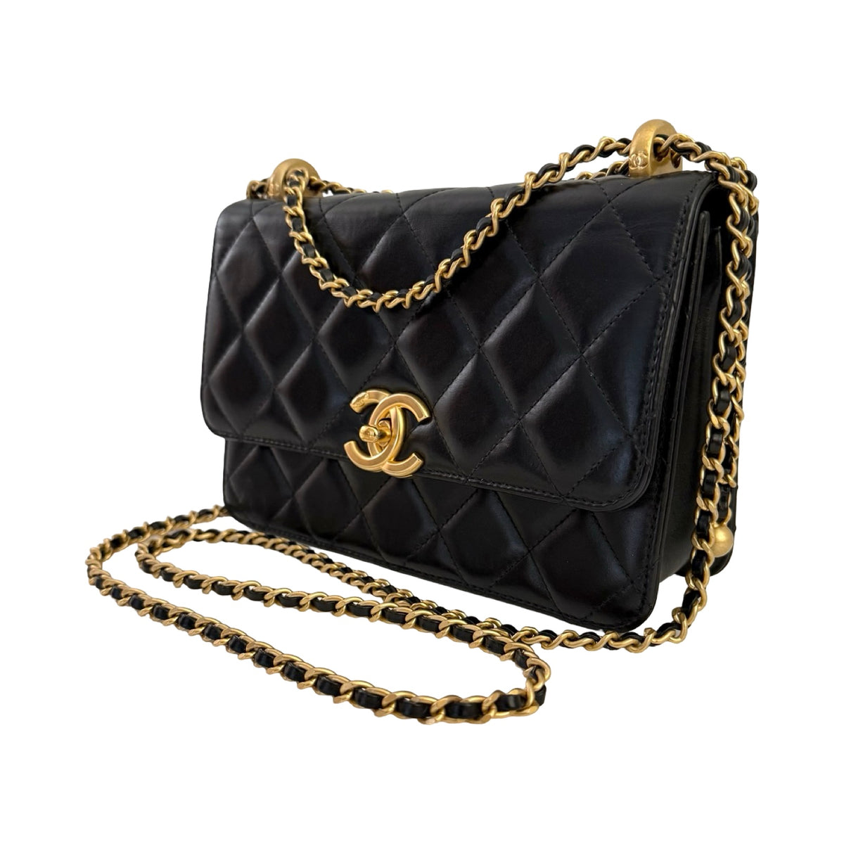 Chanel CC Perfect Fit Flap Bag Black Small | FOMO Rochester, NY