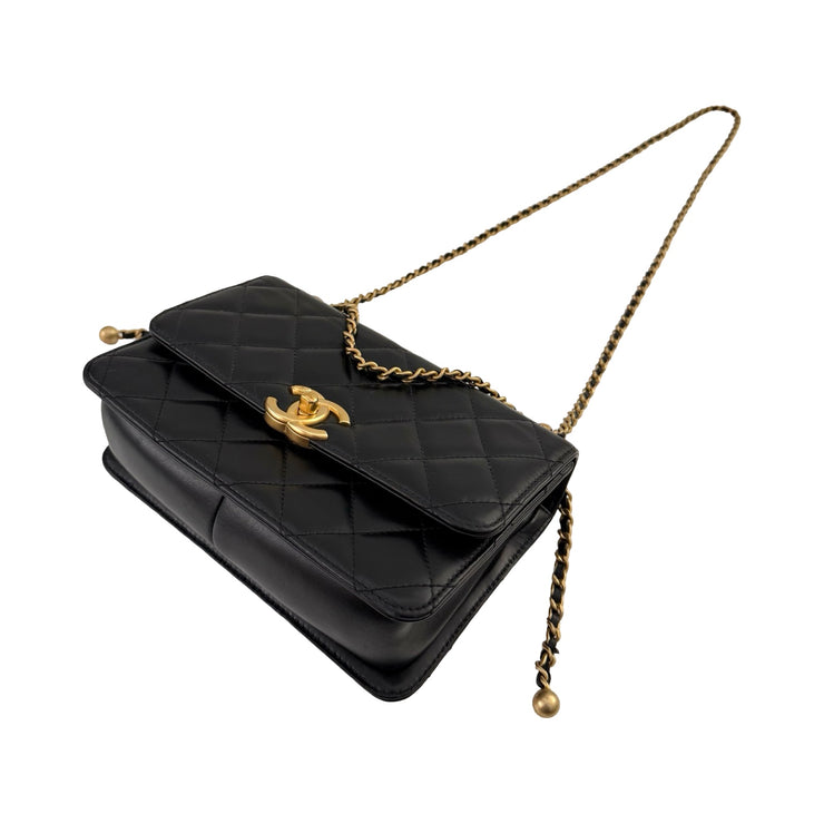 Chanel - CC Perfect Fit Flap Bag Black Small