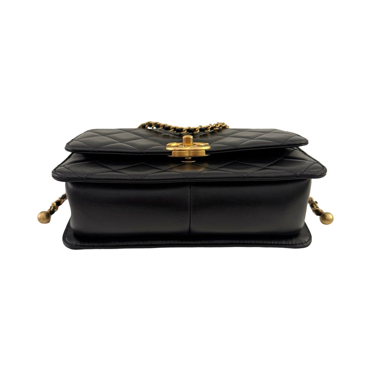 Chanel - CC Perfect Fit Flap Bag Black Small