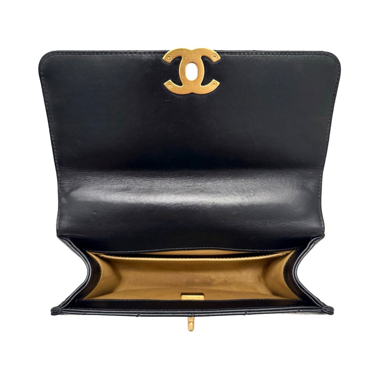 Chanel - CC Perfect Fit Flap Bag Black Small