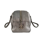 Chanel - CC Silver Luxe Ligne Bowler Bag