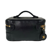 Chanel - CC Vintage Bicolore Lambskin Vanity Cosmetics Handbag