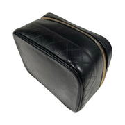 Chanel - CC Vintage Bicolore Lambskin Vanity Cosmetics Handbag