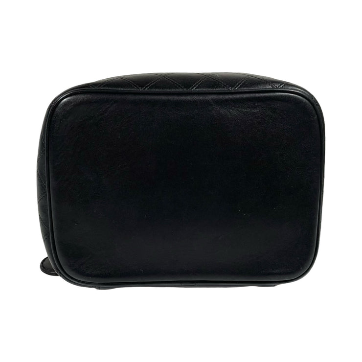 Chanel - CC Vintage Bicolore Lambskin Vanity Cosmetics Handbag