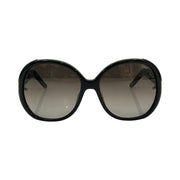 Chloe - Black & Grey Oversized Dual Arm Sunglasses